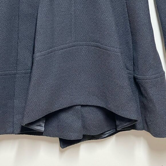Karen Mullen England Charcoal Wool Riding Coat Sz 8 - Picture 6 of 9